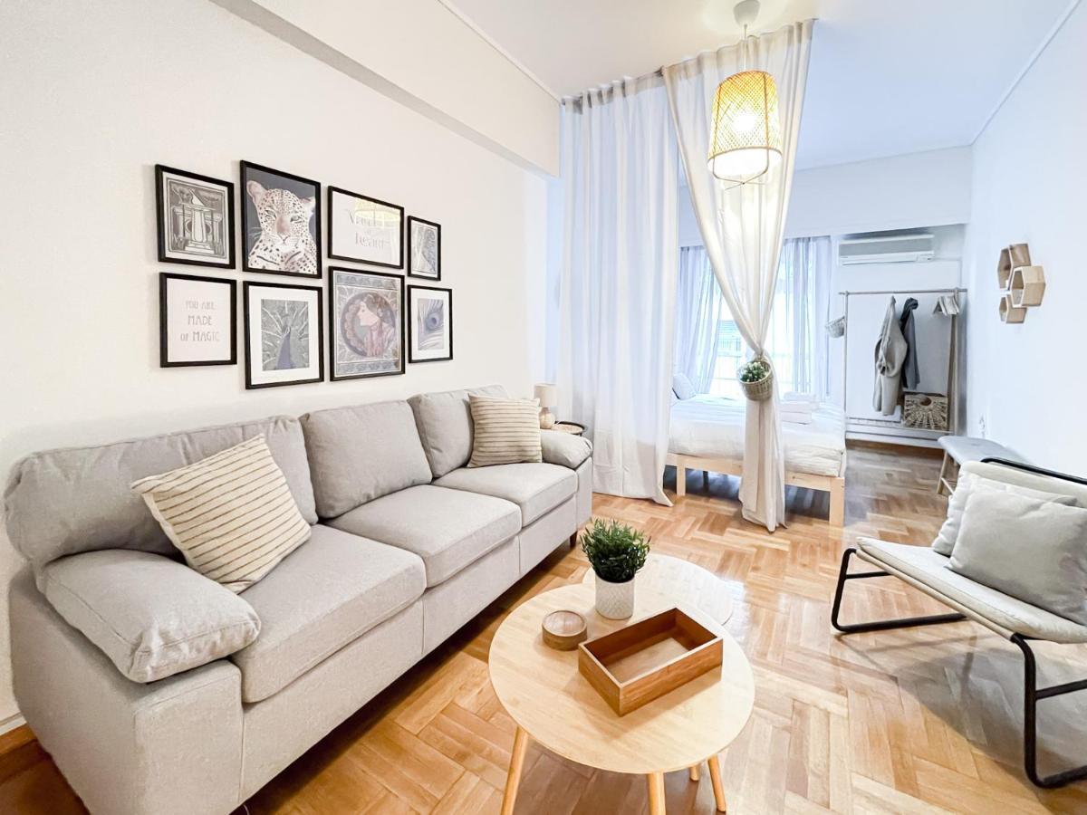 Boho Chic 2Br Apartment In The Center Of Athens Atenas Exterior foto